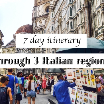 7 day itinerary Italy